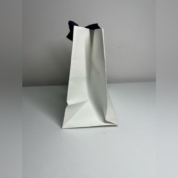 MONCLER White Embossed Paper Gift Shopping Bag - Picture 4 of 7